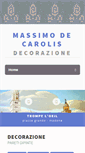 Mobile Screenshot of massimodecarolis.it